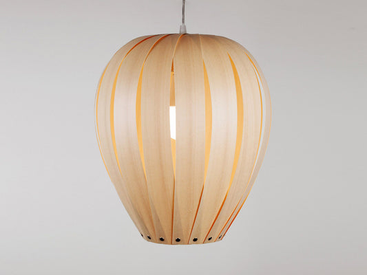 Contemporary Geometric Wooden Pendant Light for Modern Spaces