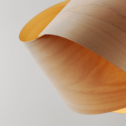 Artistic Natural Veneer Modern Sustainable Chandelier