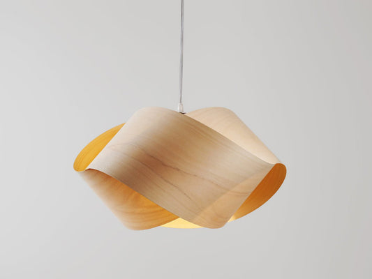 Artistic Natural Veneer Modern Sustainable Chandelier