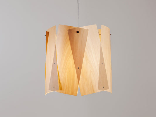 Nordic Style Artisan Timber Hanging Light Fixture