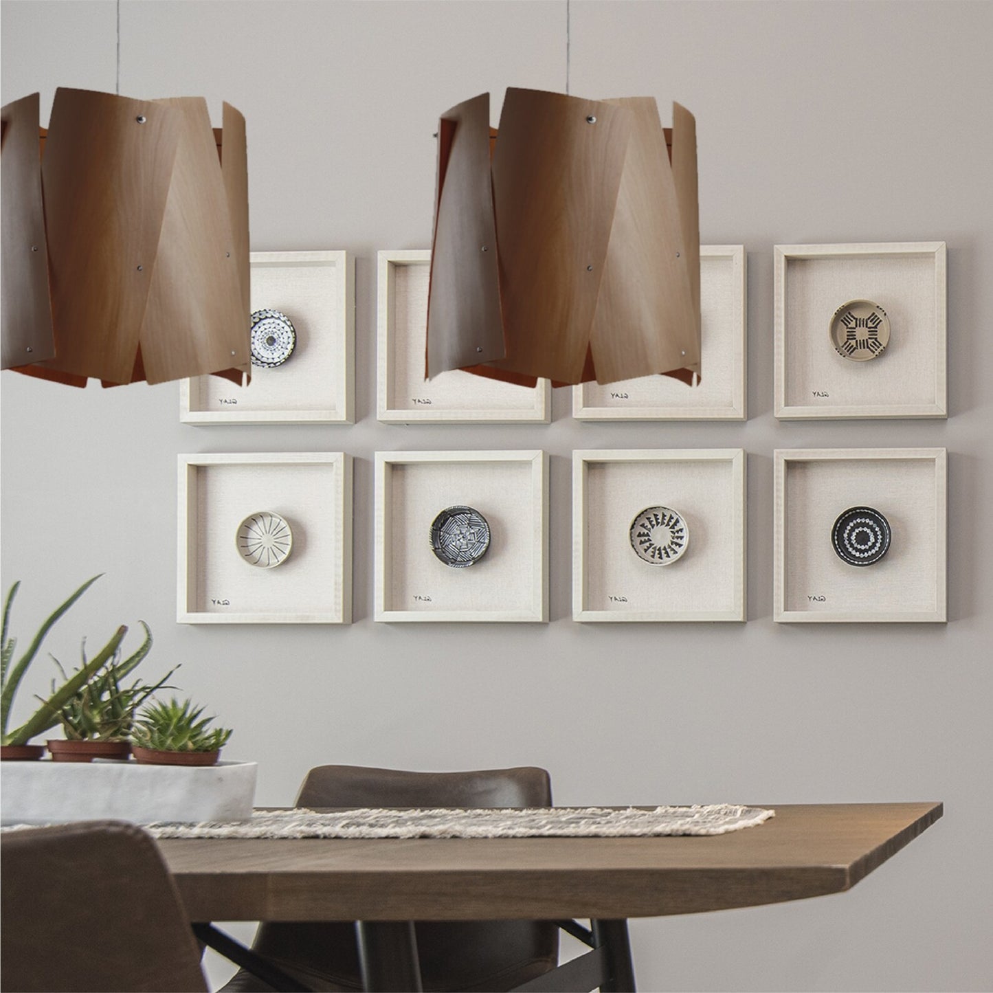 Nordic Style Artisan Timber Hanging Light Fixture