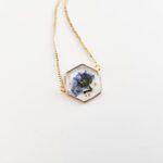 Forget me not flower bracelet, flower charm bracelet, miscarriage gift, grieving mom gift, bereavement gift - Image 2