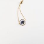 Forget me not flower bracelet, flower charm bracelet, miscarriage gift, grieving mom gift, bereavement gift - Image 3