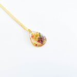 December birth month flower necklace, Birthday gift for December for women, real flower jewelry, Birthday gift for her - Image 3