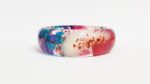 Resin bangle bracelet, real flower bracelet, real flower jewelry bangle, resin jewelry, pressed flower jewelry, flower bangle, nature gifts - Image 5