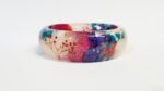 Resin bangle bracelet, real flower bracelet, real flower jewelry bangle, resin jewelry, pressed flower jewelry, flower bangle, nature gifts - Image 4