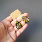 Gift for her, real flower earrings, resin jewelry, unique gift for her, nature jewelry, botanical jewelry, resin earrings - Image 7